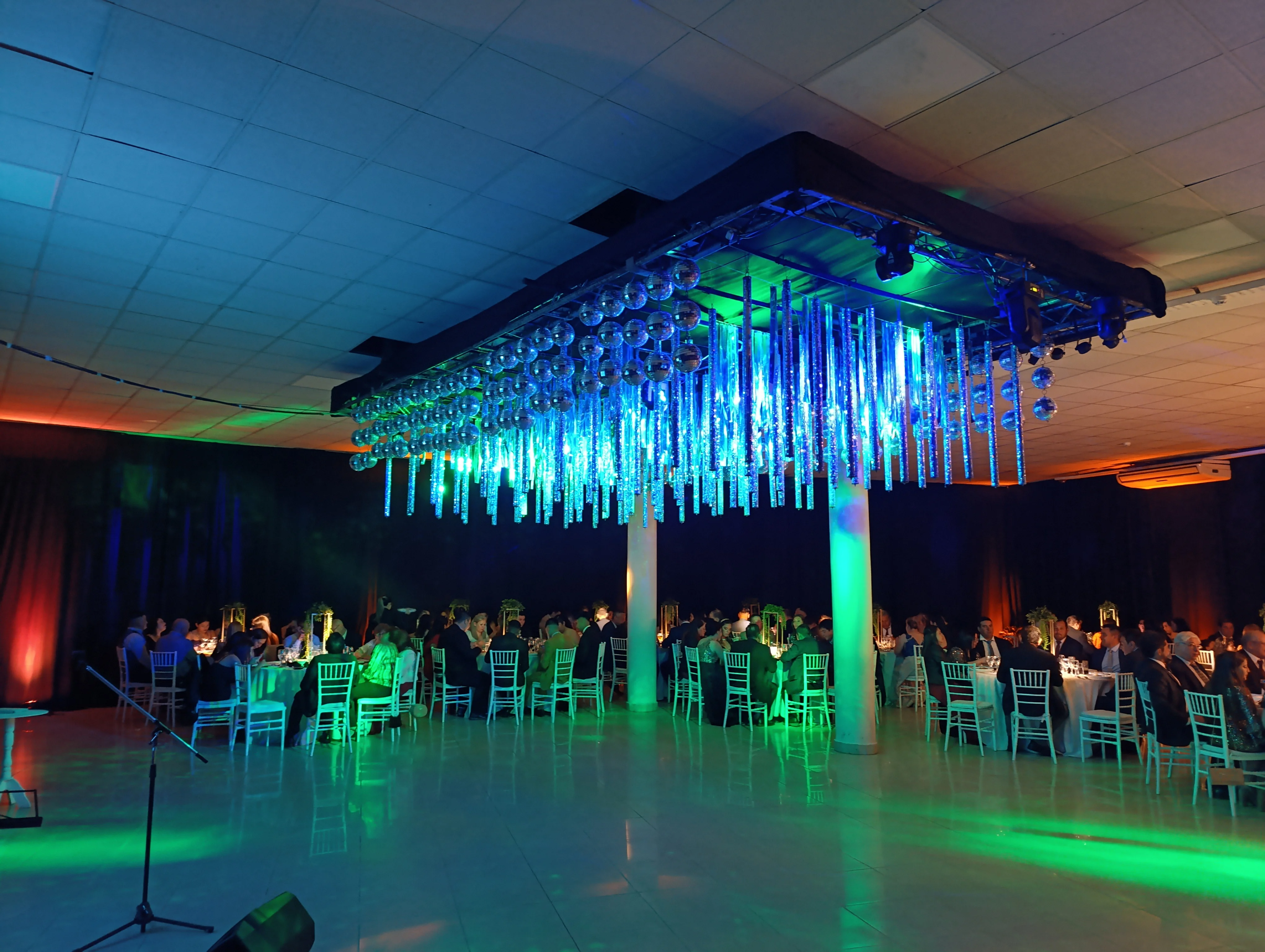 Montaje de evento elegante